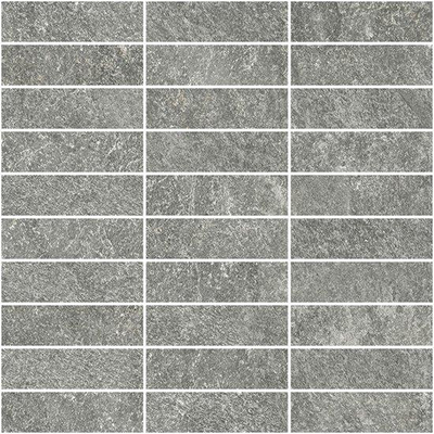 Ceralto Micello Uno Mozaiektegel - 30x30cm - 9.0mm - gerectificeerd - Silver