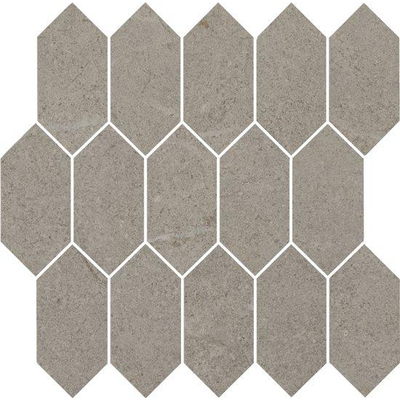 Ceralto Dorsena Facet Carreau mosaïque - 30x30cm - 9.5mm - gris