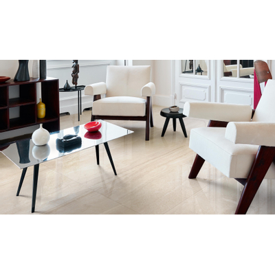 Marazzi Mystone travertino M9FV Carrelage de sol 600X1200 Navona 10,5mm Brillant Rectifié R10