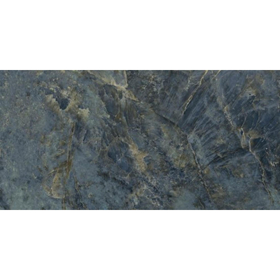 SAMPLE Abk imoker Signoria Vloer- en wandtegel - 60x120cm - gerectificeerd - marmerlook - glans Labradorite (blauw)