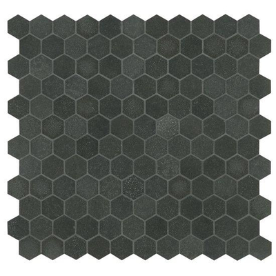 ORE CERAMICS Basalt Mozaiektegel - 27.9x29.3cm - 7.0mm - Basalt hexagon