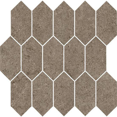 Ceralto Dorsena Facet Carreau mosaïque - 30x30cm - 9.5mm - Taupe