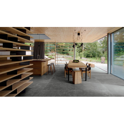 Ceralto Salerno Facet Carrelage de sol - 80x80cm - 10.0mm - rectifié - Mistique black