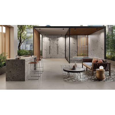 Italgraniti Silver grain Carrelage de sol et de mur 60x120cm 9.5mm rectifié grès cérame Grey