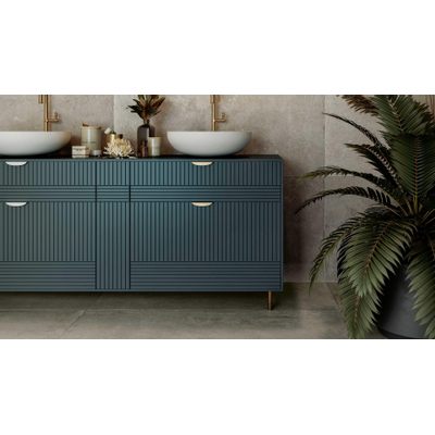 Serenissima Promenade Baguette décorative - 24x40cm - 10.0mm - rectifié - Argento