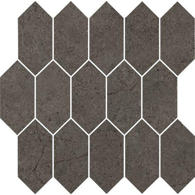 Ceralto Dorsena Facet Carreau mosaïque - 30x30cm - 9.5mm - Dark