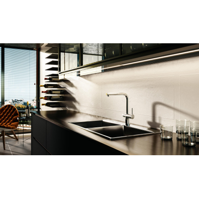 Colorker Memory Decor-strip - 39.6x119.2cm - 6.5mm - gerectificeerd - White