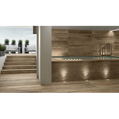 Kronos Woodside Vloertegel - 26.5x180cm - 10.0mm - gerectificeerd - Oak