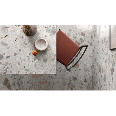 Vtwonen Tegels Composite Vloertegel - 120x120cm - 9.0mm - gerectificeerd - Grey brown