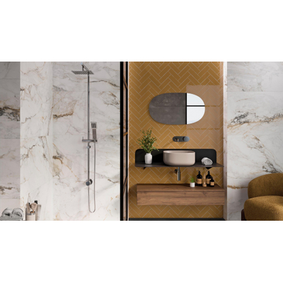 Douglas jones Marbles WAMoz. - 30X30 - 9,5mm - gerectificeerd - Pisa Gold Glans