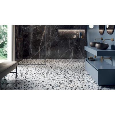 Douglas jones Moods Carrelage de sol et mural - 120X120 - 9mm - rectifié - Dot - Noir Mat