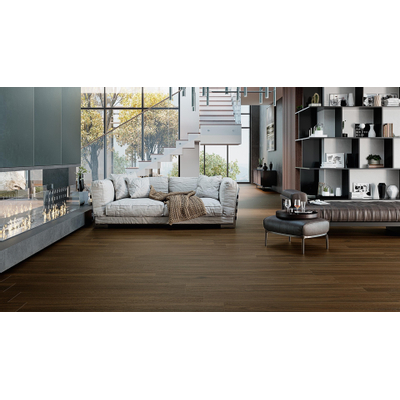 Ceralto Salerno Wood Carrelage de sol - 25x150cm - 9,0mm - rectifié - Walnut