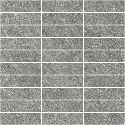 Ceralto Micello Uno Mozaiektegel - 30x30cm - 9.0mm - gerectificeerd - Silver