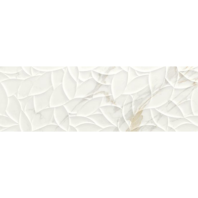 Ceralto Merano Luxe Carreau décoratif 40x120cm 8mm rectifié pâte blanche Michelangelo