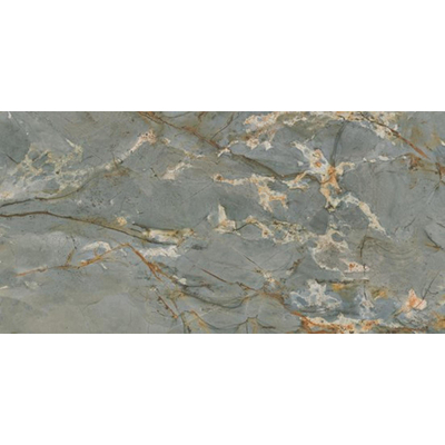 Abk imoker Signoria Carrelage sol et mural - 60x120cm - rectifié - aspect marbre - Roma Imperiale brillant (gris)