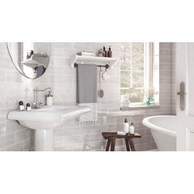 Roca MAIOLICA Carrelage mural - 11x25cm - 7.0mm - Tender gray