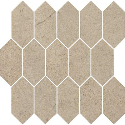 Ceralto Dorsena Facet Mozaiektegel - 30x30cm - 9.5mm - Sand