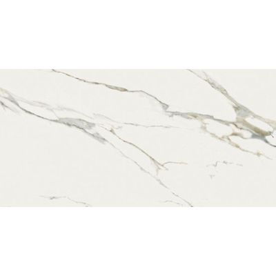 Abk imoker Signoria Carrelage de sol et de mur - 60x120cm - rectifié - aspect marbre - brillant Calacatta Michelangelo (blanc)