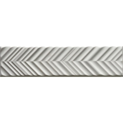 Jos. Dust Carreau mural Décor - 5x20cm - Ice Mat Chevron