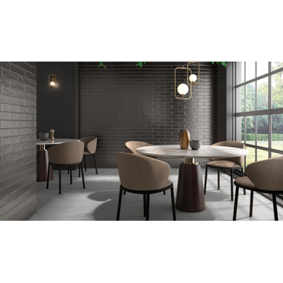 Ceralto Quercio Outdoor Carrelage mural - 7.5x30cm - 10.0mm - argent