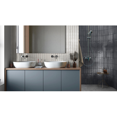 Ceralto Muralto Decor Wandtegel - 7.5x20cm - 9.0mm - Blu notte