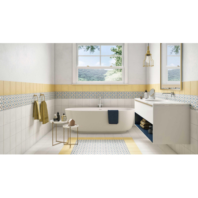 JOS. Hidro Carreau de sol - 19.7x19.7cm - 8.3mm - Funflowers blue