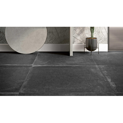 Serenissima Materica Carrelage de sol 300X600 Nero 10mm Mat Ret.R10