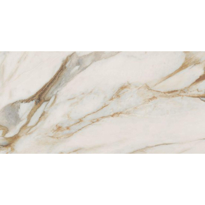 Abk imoker Signoria Carreau de sol et de mur - 60x120cm - rectifié - aspect marbre - brillant Calacatta Vena Oro (beige)