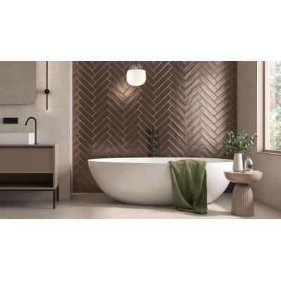 Ceralto Quercio Outdoor Wandtegel - 7.5x30cm - 10.0mm - Bronze
