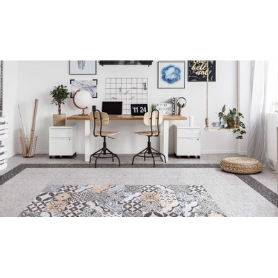 Jos. Venetie Carrelage de sol et mural 20x20cm 10mm résistant au gel Bianco Mat