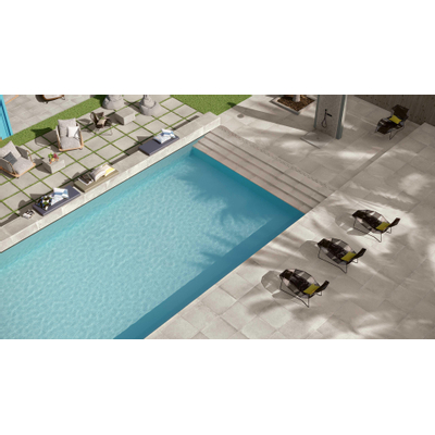 Serenissima Materica Carrelage de sol 600X600 Platino 10mm Mat Ret.R10