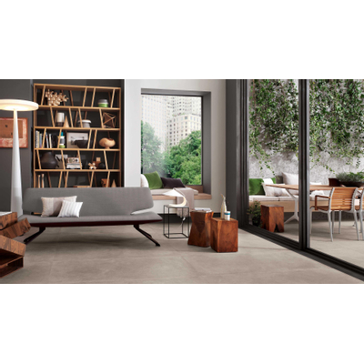 Ragno Boom Carreau de sol et de mur 75x75cm 10mm rectifié R9 grès cérame Acciaio