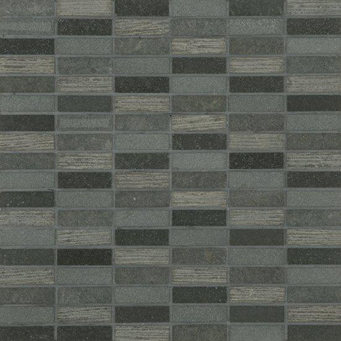 Ceralto Minuta Uno Carreau mosaïque - 30,5x30,5cm - 10,0mm - basalte tesla SW107381