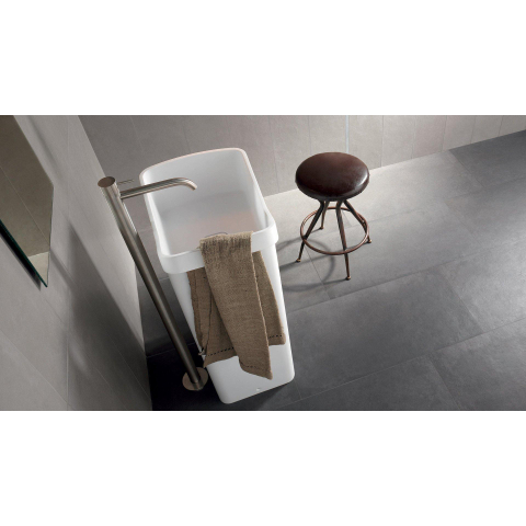 Ceralto Vlakto Carrelage sol et mur 60x60cm 9mm R9 grès cérame Black WTW12636