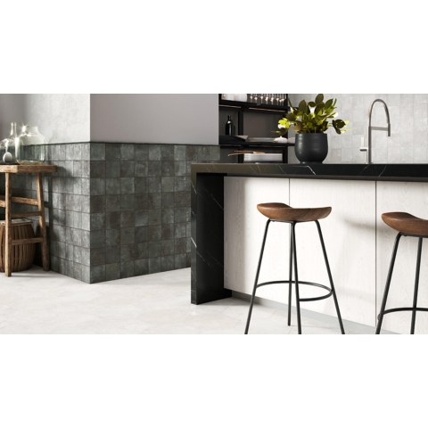 Ceralto Neroli Stone Carrelage de sol - 13.8x13.8cm - 9.0mm - Blanc cassé SW795691