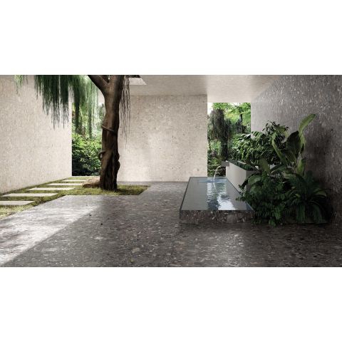 Ceralto Rovere Alto Oak Carreau de sol - 60x120cm - 9,5mm - rectifié - Nero SW856427