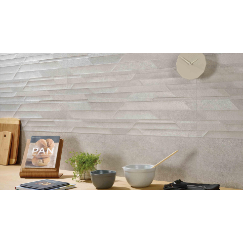 Ceralto Gavira Plank Carrelage mural - 31.6x100cm - 9.7mm - rectifié - gris SW60036