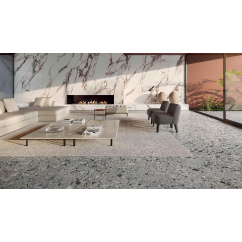 Ceralto Amaro Facet Carreau de sol - 80x80cm - 9.0mm - rectifié - Fiamma SW856264