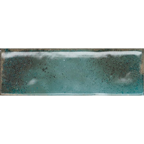SAMPLE Ceralto Taverno Grain Wandtegel - 6.5x20.2cm - 8mm - Esmeralda Glans SW976612