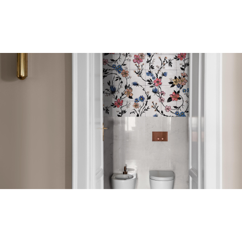 Ceralto Drapé Mural Decor-strip - 45x60cm - 10.0mm - Bianco SW669933