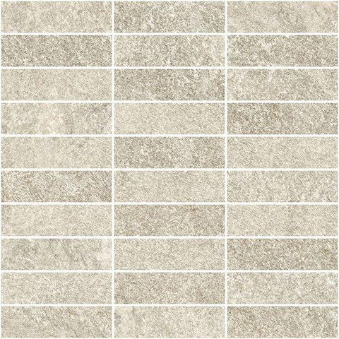 Ceralto Micello Uno Mozaïektegel - 30x30cm - muretto - 9mm - Beige mat SW917709