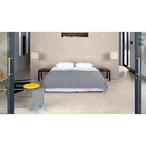 Ceralto Pixelio Uno Carrelage de sol - 60x60cm - 10.0mm - rectifié - Ivoire SW497931