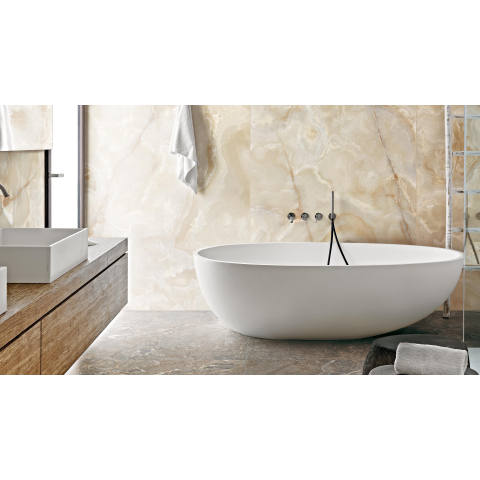 Ceralto Prato Facet Carrelage de sol - 60x60cm - 9.0mm - rectifié - Golden SW892493