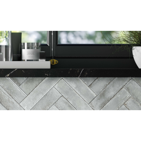 Ceralto Graina Mini Wandtegel - 6x24cm - 9.5mm - Grey SW498010