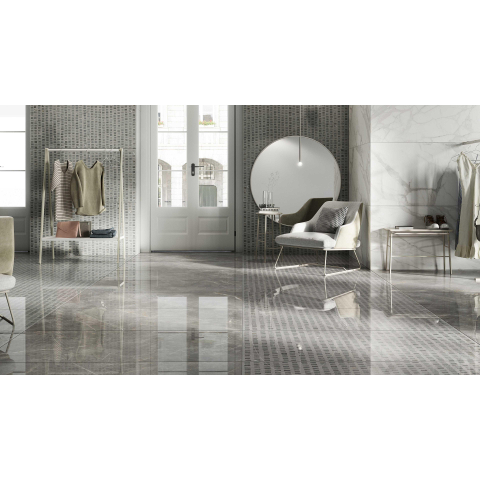 Vtwonen Classic Carrelage de sol et mural 60x60cm 10mm rectifié R9 porcellanato Mat Gris SW368848