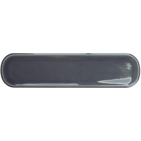Vtwonen Shapes wandtegel - 7.5x30cm - 8.5mm - rond - glans titanium blue (blauw) SW856290