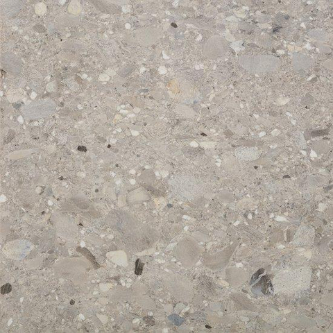 Ceralto Rovere Alto Oak carrelage sol et mur - 60x60cm - 9.5mm - rectifié - terrazzo - grigio mat (gris) SW856370