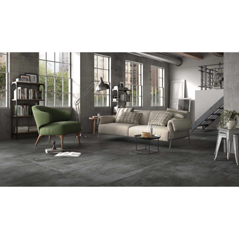Ceralto Minuta Core Carreau de sol - 60x60cm - 8.0mm - rectifié - Anthracite SW368808