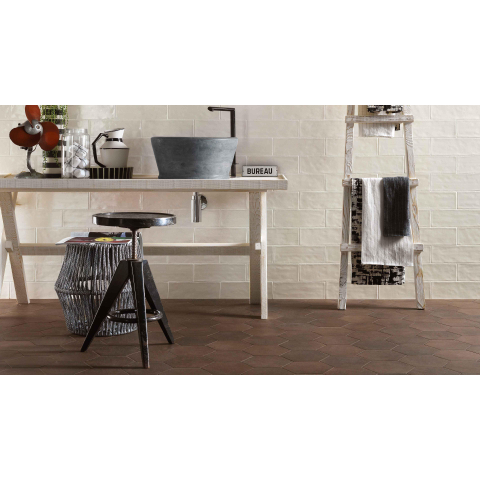 Ceralto Rovino Concrete Carrelage de sol - 75x75cm - 10.0mm - rectifié - Tobacco SW60150