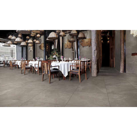 Ceralto Micello Square Carrelage sol et mur 90x90cm 10mm rectifié R10 grès cérame Grey SW61584